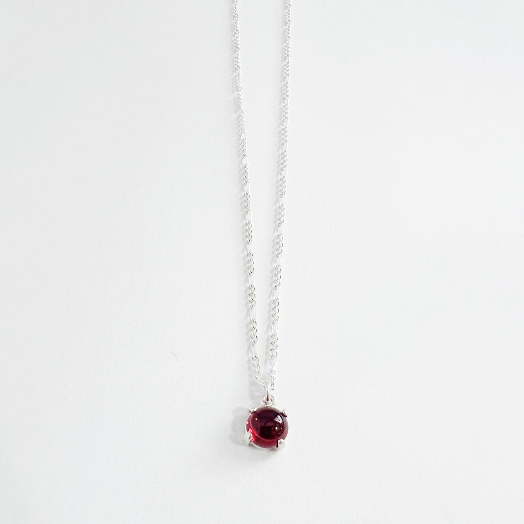 Gemstone Layering Necklace in Sterling Silver - Choose your gemstone