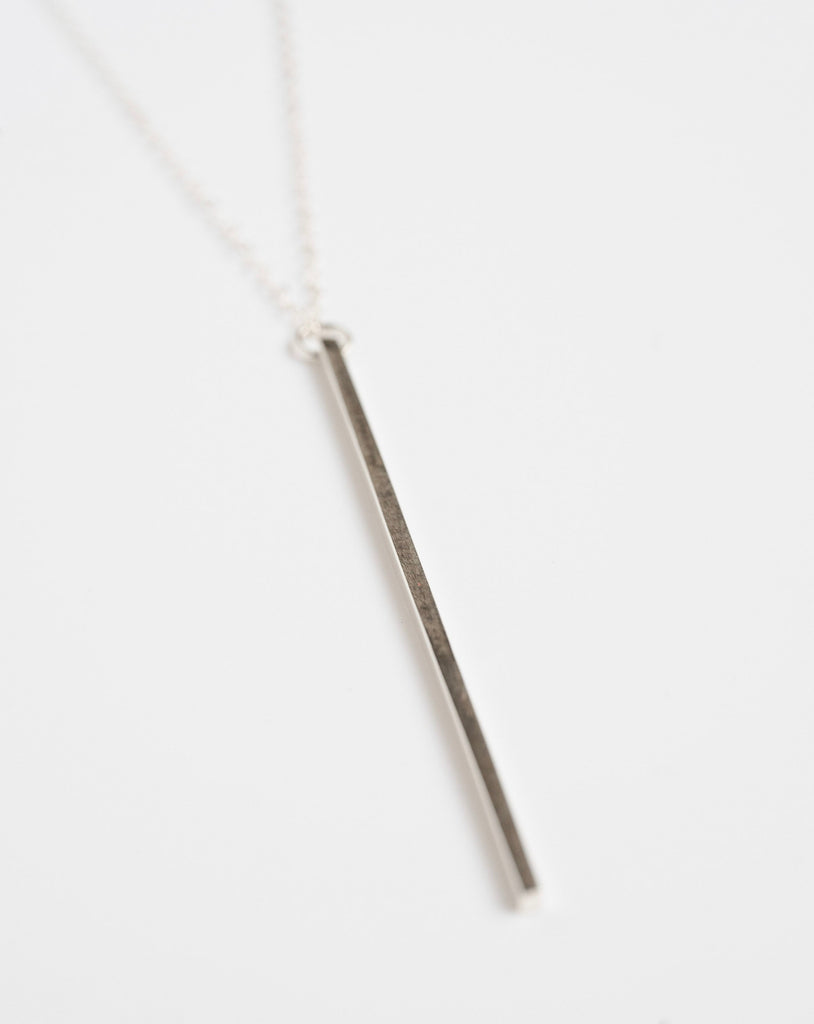 Linear Bar Necklace - Choose Your Metal