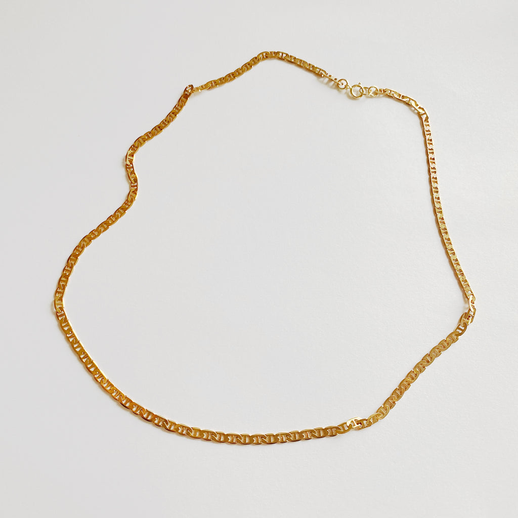 DNA Layering Chain Necklace  - Choose Your Metal
