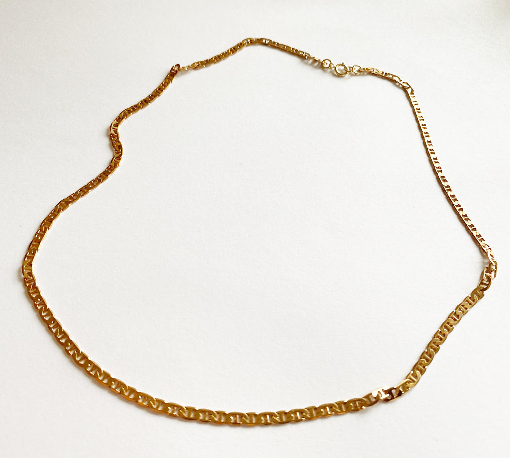 DNA Layering Chain Necklace  - Choose Your Metal