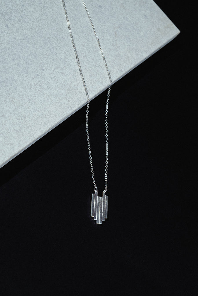 Stacked Bar Necklace - Choose Your Metal